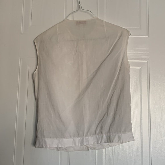 White Vintage 1940s Blouse - Picture 2 of 6